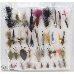 40 ASSORTED FLY FISHING FLIES