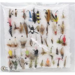 50 ASSORTED FLY FISHING FLIES