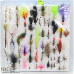 52 ASSORTED FLY FISHING FLIES