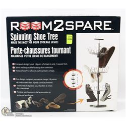 ROOM2SPARE SPINNING SHOE TREE