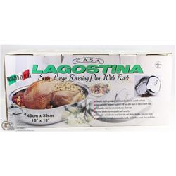 LAGOSTINA EXTRA LARGE ROASTING WITH RACK