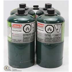 4PC COLEMAN PROPANE CAMPING GAS
