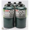 4PC COLEMAN PROPANE CAMPING GAS