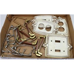 ESTATE FLAT OF VINTAGE HARDWARE & FIXTURES