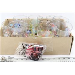FLAT OF COLLECTOR CUPS INCL DISNEY.