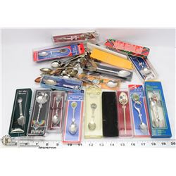 ESTATE BAG OF COLLECTOR SPOONS