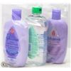 Image 1 : 3 BOTTLES OF ASSORTED BABY BATH PRODUCTS