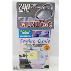 700W HAND VACUUM SOLD WITH SEWING GENIE SEWING