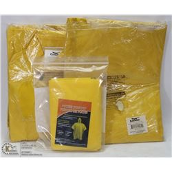 NEW RAIN SUIT LOT.
