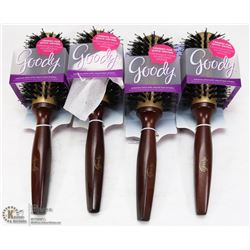 4 HAIR BRUSHES