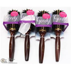 4 HAIR BRUSHES