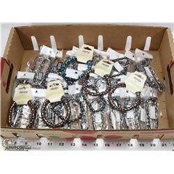 FLAT OF ASSORTED BRACELETS