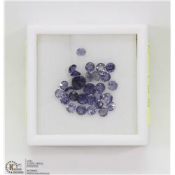 1) ASSORTED LOOSE IOLITE GEMSTONES