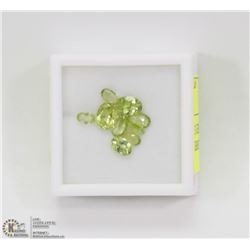 33) GENUINE LOOSE PERIDOT GEMSTONES