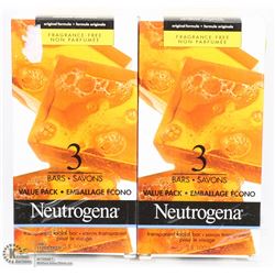 2 BOXES OF NEUTORGENA BAR SOAP