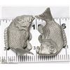 Image 1 : SET OF 2 ROYAL SELANGOR PEWTER ORIENTAL FISH