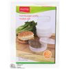 Image 1 : NEW 10PC HAMBURGER PATTIE SET