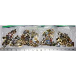 4 BAGS OF COLLECTIBLE PINS