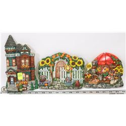 LOT OF 3 WALL HANGING ART