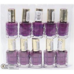 LOT OF 10 L'OREAL NAIL LACQUER