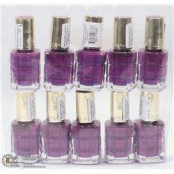 LOT OF 10 L'OREAL NAIL LACQUER