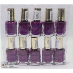 LOT OF 10 L'OREAL NAIL LACQUER