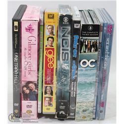 LOT OF TV SERIES SEASONAL DVD'S.
