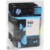 Image 1 : 4 BOXES OF HP OFFICE JET 940 CYAN INK CARTRIDGES