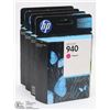 Image 1 : 4 BOXES OF HP OFFICE JET 940 MAGENTA INK CARTRIDGES