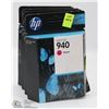 Image 1 : 4 BOXES OF HP OFFICE JET 940 MAGENTA INK CARTRIDGES