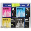 Image 1 : EPSON 60 INK SET - ALL 4 INK CARTRIDGES MAGENTA