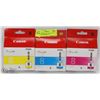 Image 1 : CANON PIXMA CHROMALITE 100 3 PACK INK CARTRIDGES