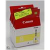 Image 1 : 3 PACK OF CANON PIXMA CHROMALITE 100 YELLOW INK