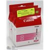 Image 1 : 3 PACK OF CANON PIXMA CHROMALITE 100 MAGENTA INK