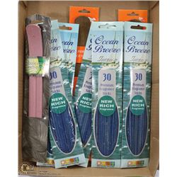 FLAT OF OCEAN BREEZE INCENSE W/ HOLDERS