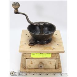 ANTIQUE COFFEE GRINDER.