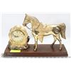 Image 1 : ANTIQUE HORSE CLOCK (WORKS)