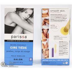 2 BOXES OF PARISSA WARM WAX