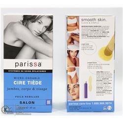 2 BOXES OF PARISSA WARM WAX
