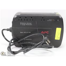 APC SURGE PROTECTOR & BATTERY BACK-UP W/ 8 PLUG-IN
