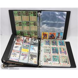 4 BINDERS OF ASSORTED HOCKEY CARDS INCL YEARS
