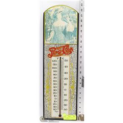 OLD WOODEN 5 CENT PEPSI COLA THERMOMETER.