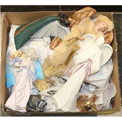 FLAT OF ANGEL FIGURINES