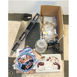 ESTATE TOOL & COLLECTIBLES, LEVEL, SAW, GLUEGUN