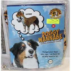 DOGGY WANNABE LEOPARD COSTUME SIZE LARGE