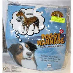 DOGGY WANNABE LEOPARD COSTUME SIZE MEDIUM