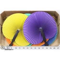 FLAT OF SUMMER HAND FANS