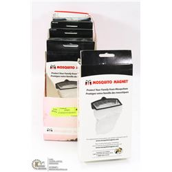 BOX OF MOSQUITO MAGNETS.