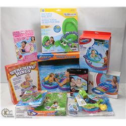 X-LARGE FLAT OF FAMILY SUMMER ITEMS