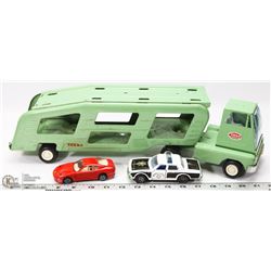 VINTAGE GREEN TONKA TRAILER TRUCK